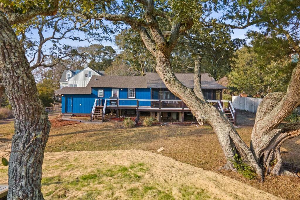 Villa Dolphin Cove - Whole Waterfront House With Dock Ocean Isle Beach Exterior foto