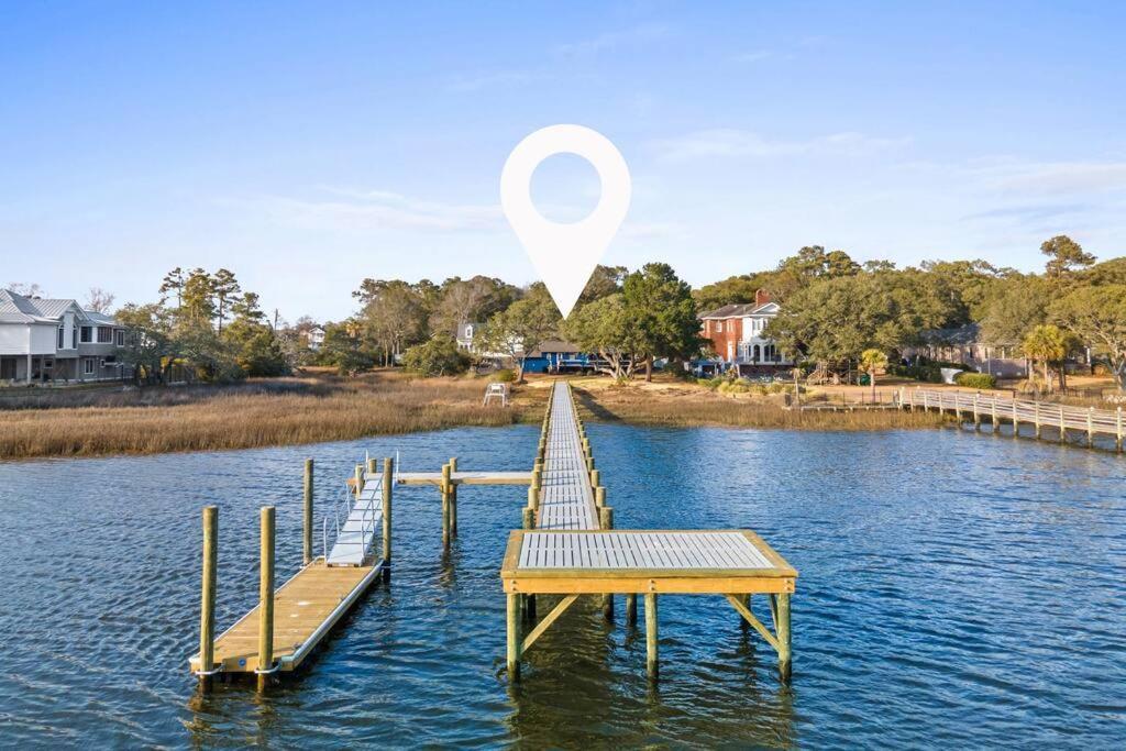 Villa Dolphin Cove - Whole Waterfront House With Dock Ocean Isle Beach Exterior foto